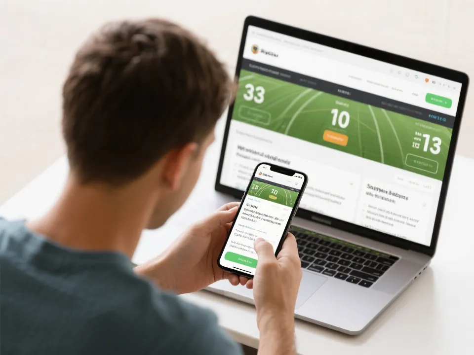 用户浏览帮助文章与赛事页面示意图